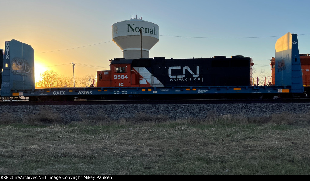 IC 9564 at sunrise